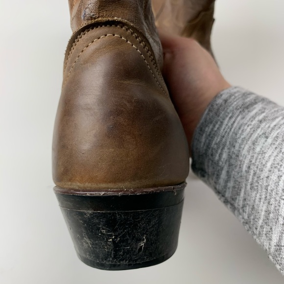 Laredo Pull on Cowboy Riding Boot M 8EE W 10 - Picture 5 of 7